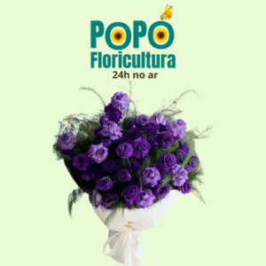 Buquê de Rosas com Lavanda