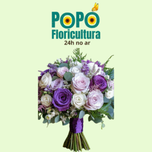 Buquê de Rosas com Lavanda