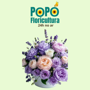 Buquê de Rosas com Lavanda