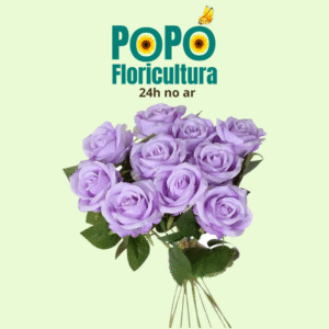 Buquê de Rosas com Lavanda