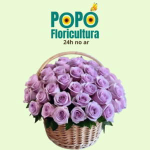 Buquê de Rosas com Lavanda