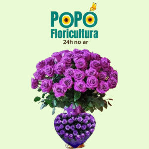 Buquê de Rosas com Lavanda