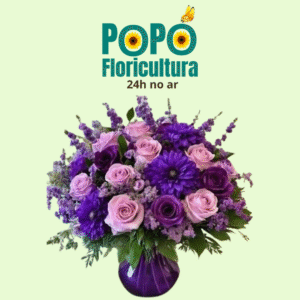 Buquê de Rosas com Lavanda