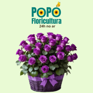 Buquê de Rosas com Lavanda