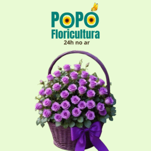 Buquê de Rosas com Lavanda