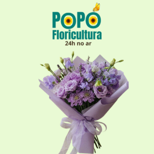 Buquê de Rosas com Lavanda