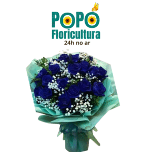 Buquê de Rosas Azul