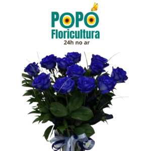 Buquê de Rosas Azul