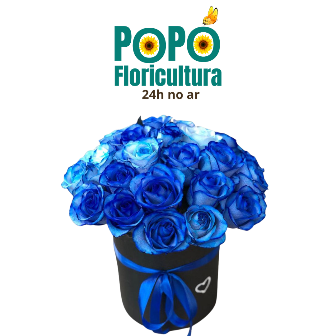 Buquê de Rosas Azul