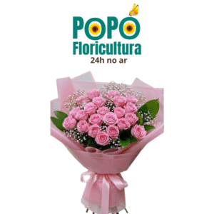 Buquê de Rosas Cor de Rosa
