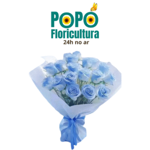 Buquê de Rosas Azul