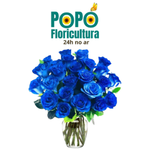 Buquê de Rosas Azul