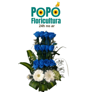 Buquê de Rosas Azul
