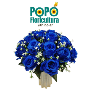 Buquê de Rosas Azul