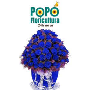 Buquê de Rosas Azul