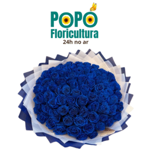 Buquê de Rosas Azul