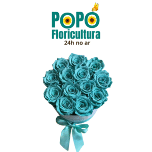 Buquê de Rosas Azul