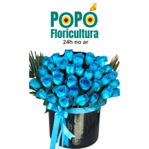 Buquê de Rosas Azul