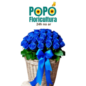 Buquê de Rosas Azul