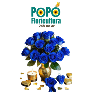 Buquê de Rosas Azul