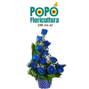 Buquê de Rosas Azul
