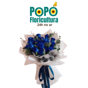 Buquê de Rosas Azul