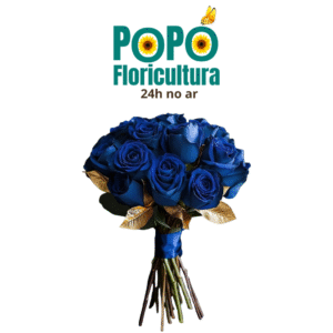 Buquê de Rosas Azul