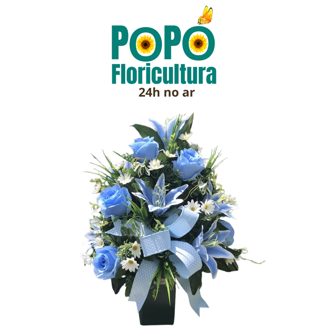 Buquê de Rosas Azul
