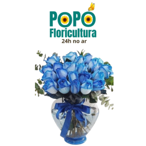 Buquê de Rosas Azul