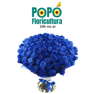 Buquê de Rosas Azul