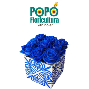 Buquê de Rosas Azul